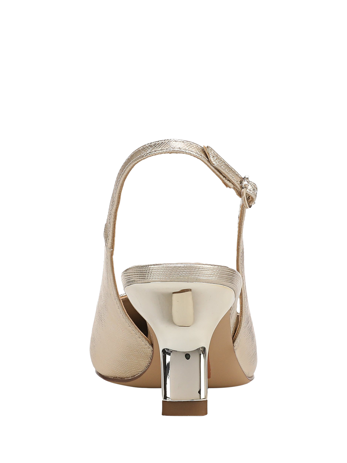 Product image 4 of 6, which shows Sam Edelman Bianka Slingback Pumps, Goldleaf, 3