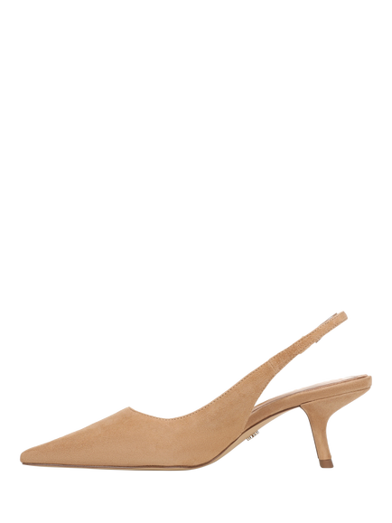 Sam Edelman Bianka Suede Slingback Pumps, Cyprus Tan - view 2, Cyprus Tan