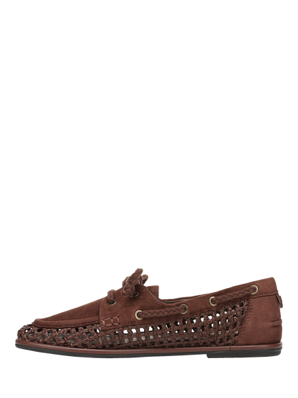 Sam Edelman Bria Leather Loafers, Ande Brown - view 2, Ande Brown