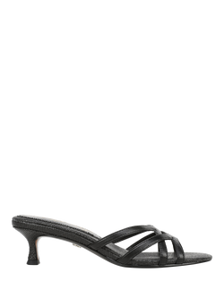 Sam Edelman Camille Kitten Heel Sandals, Black, Black