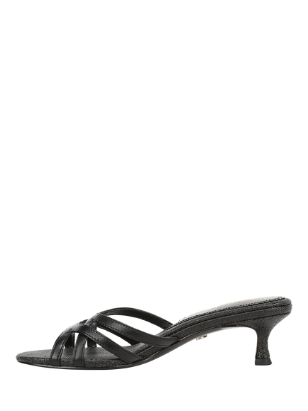 Sam Edelman Camille Kitten Heel Sandals, Black - view 2, Black