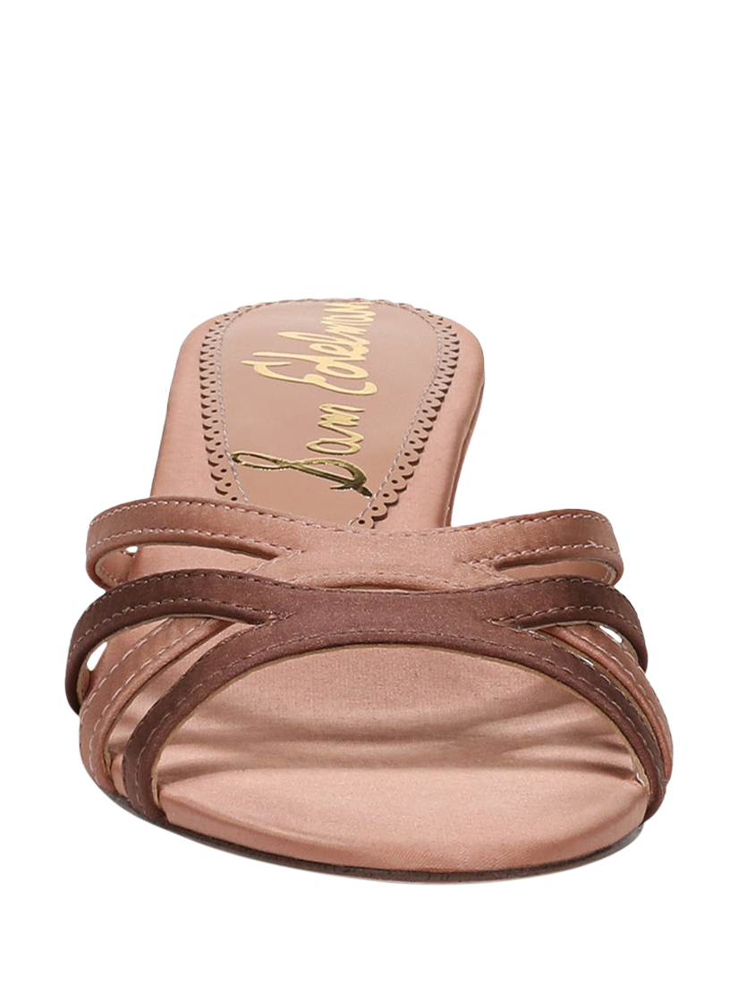 Product image 3 of 6, which shows Sam Edelman Camille Kitten Heel Sandals, Pink, 3.5