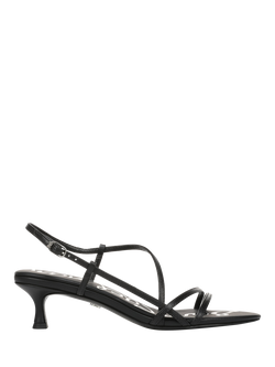 Sam Edelman Cora Leather Kitten Heel Court Shoes, Black