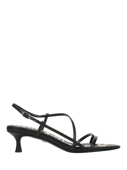 Sam Edelman Cora Leather Kitten Heel Court Shoes, Black