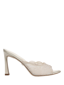 Sam Edelman Iva Lace Heeled Shoes, Modern Ivory, Modern Ivory