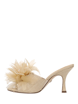 Sam Edelman Jace Stiletto Heel Mule Sandals - view 2, Light Almond