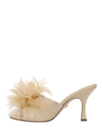 Sam Edelman Jace Stiletto Heel Mule Sandals - view 2, Light Almond