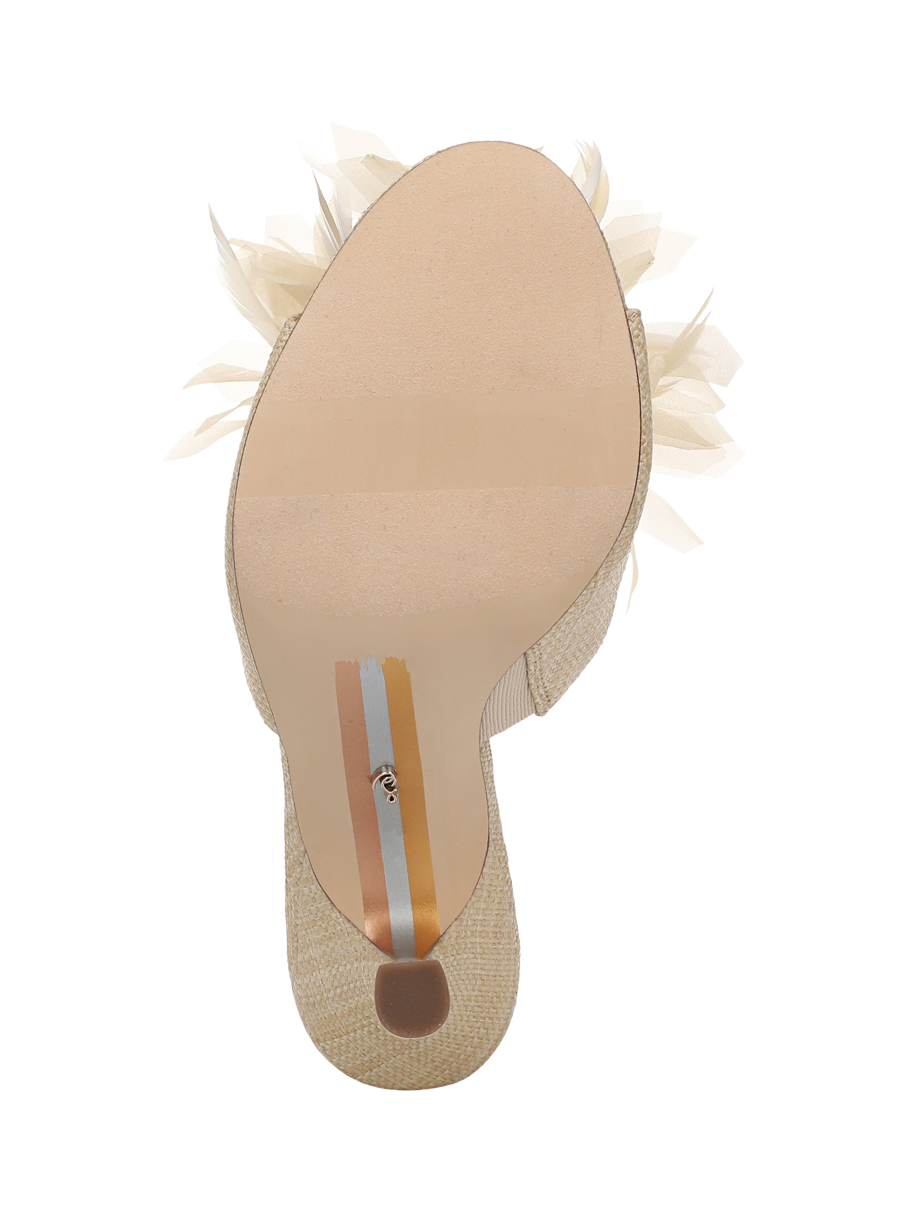 Product image 6 of 6, which shows Sam Edelman Jace Stiletto Heel Mule Sandals, Light Almond, 3.5