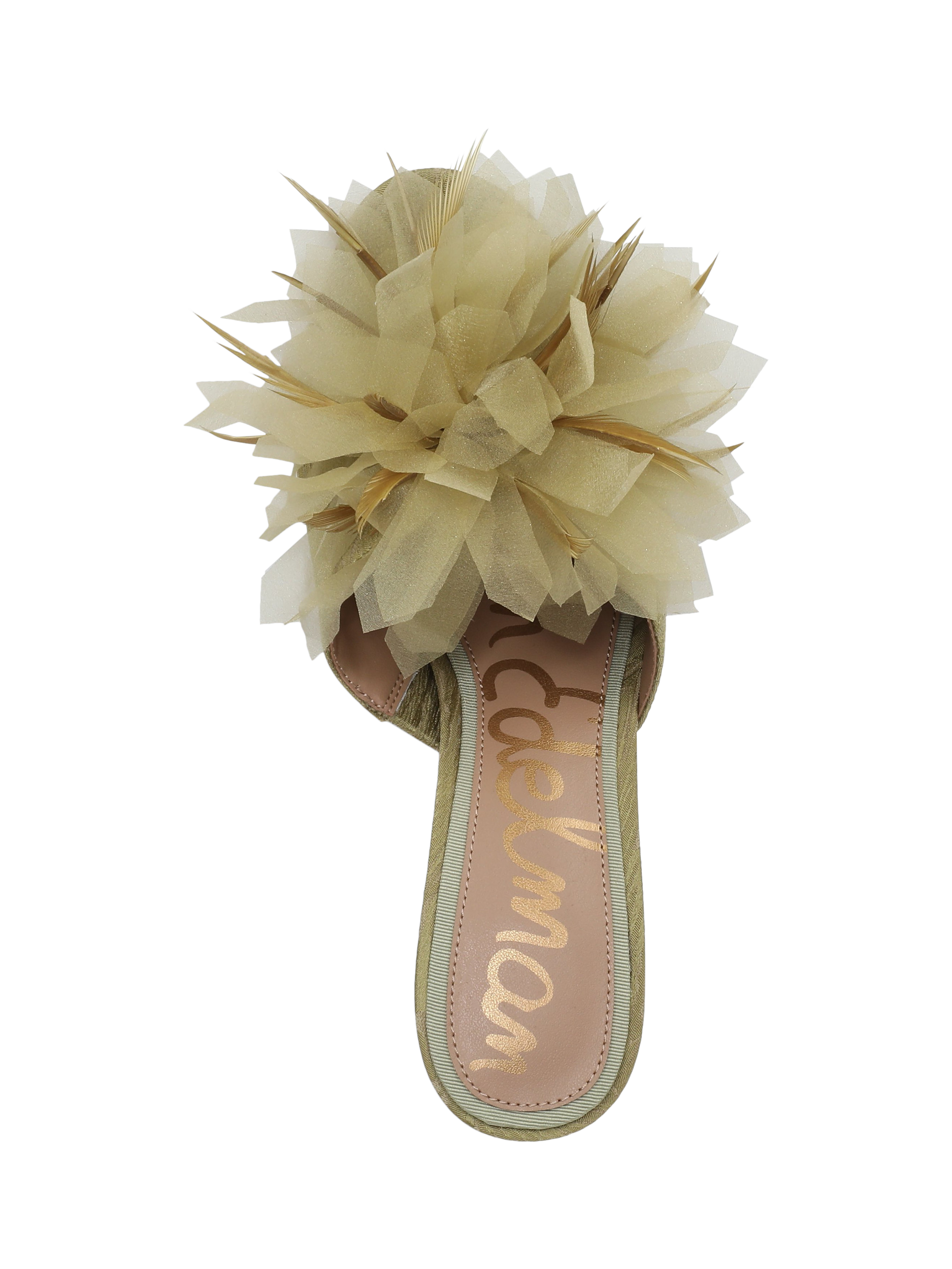 Product image 5 of 6, which shows Sam Edelman Jace Stiletto Heel Mule Sandals, Soft Fern, 3.5