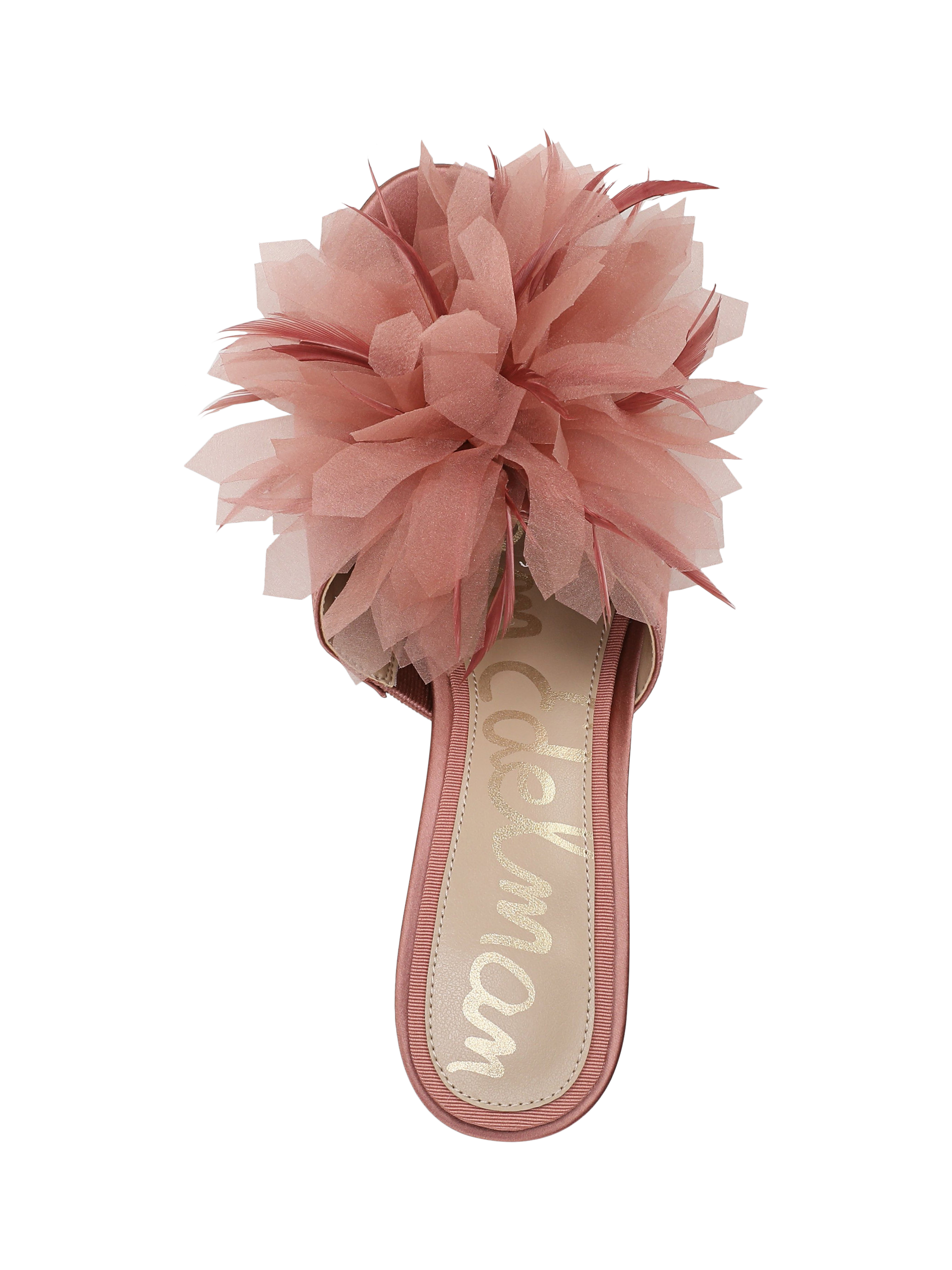 Product image 5 of 6, which shows Sam Edelman Jace Stiletto Heel Mule Sandals, Winter Peony, 3.5