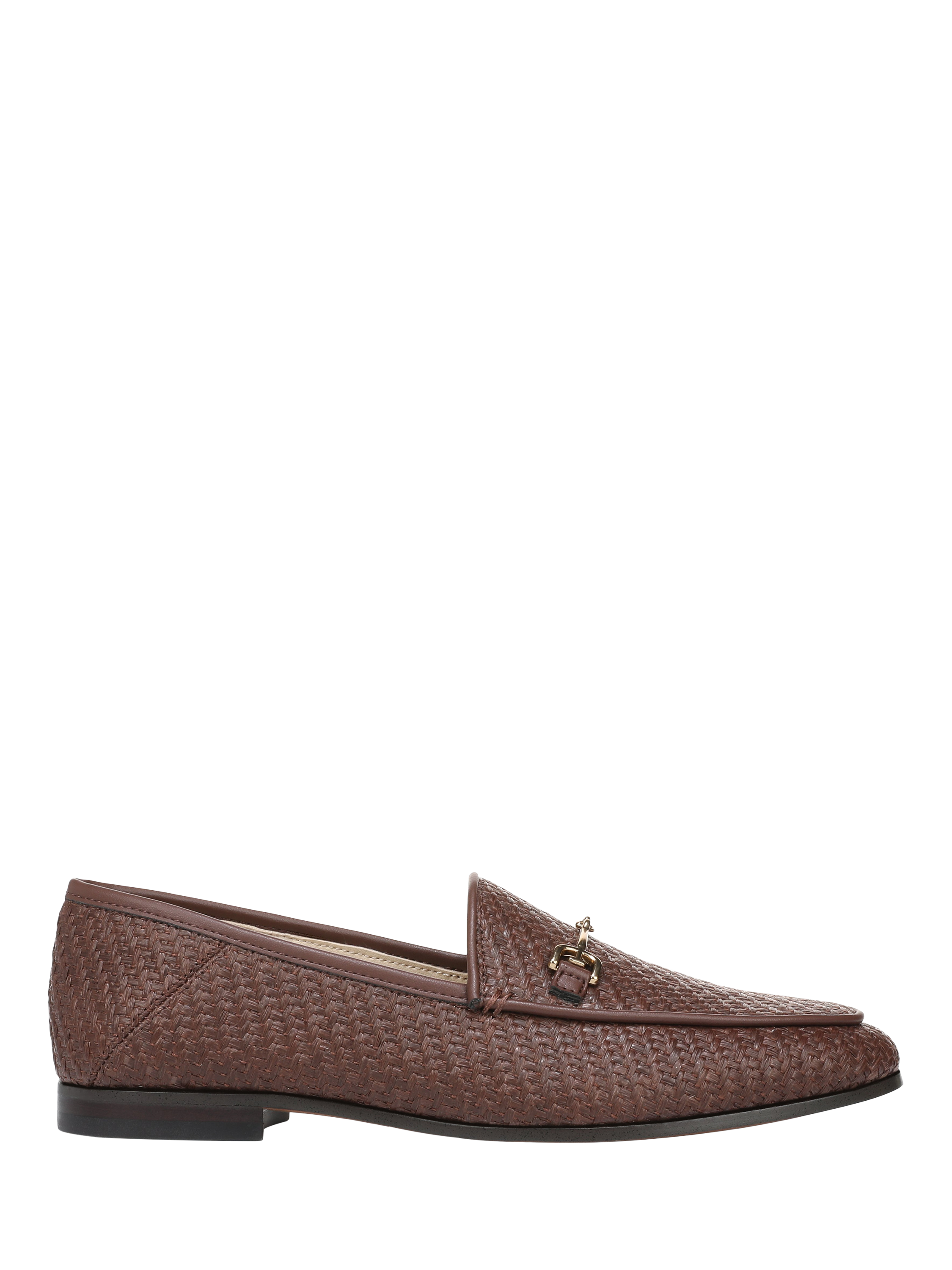 Product image 1 of 6, which shows Sam Edelman Loraine Leather Loafers, Bourbon, 3.5