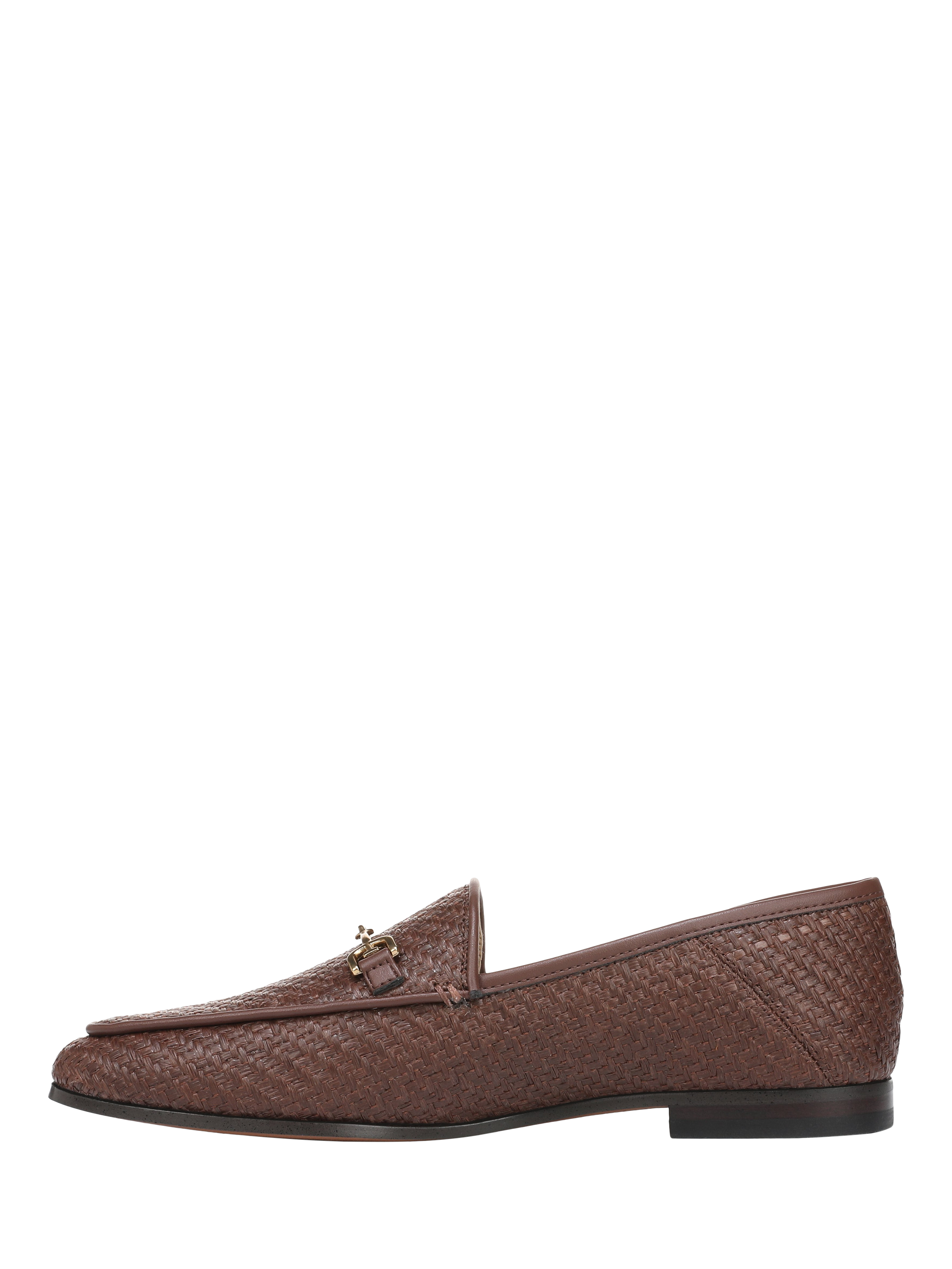 Product image 2 of 6, which shows Sam Edelman Loraine Leather Loafers, Bourbon, 3.5