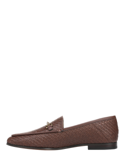 Sam Edelman Loraine Leather Loafers, Bourbon - view 2, Bourbon