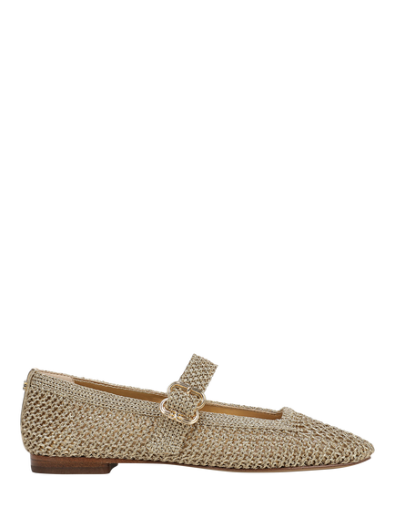 Sam Edelman Michaela Knit Mary Jane Shoes, Amber Gold, Amber Gold