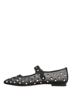 Sam Edelman Michaela Shine Mary Jane Ballerina Pumps, Black - view 2, Black