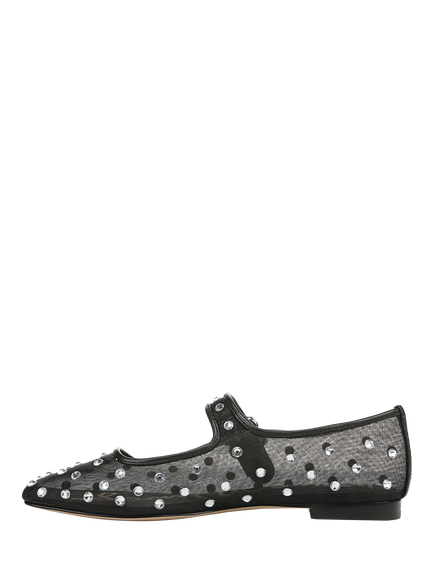 Sam Edelman Michaela Shine Mary Jane Ballerina Pumps, Black - view 2, Black