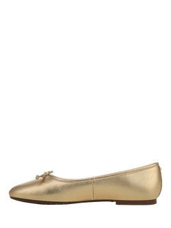 Sam Edelman Alie Ballerina Pumps - view 2, Amber Gold