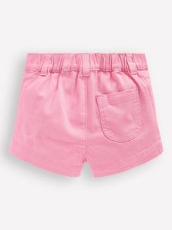 Mini Boden Kids' Patch Pocket Shorts, Pink - view 2, Pink