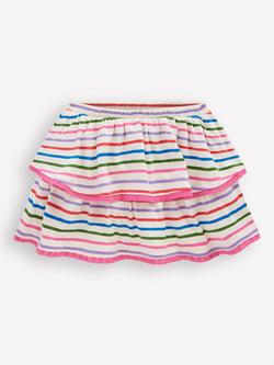 Mini Boden Kids' Ruffle Jersey Skirt, Multi, Multi