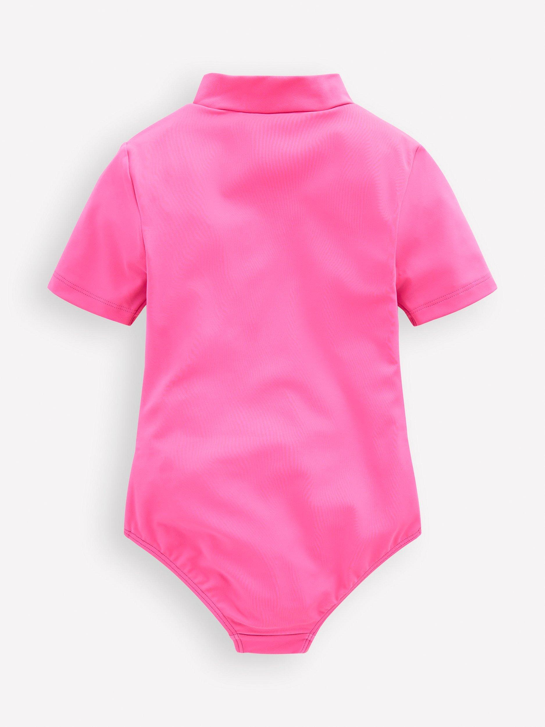 Product image 2 of 3, which shows Mini Boden Kids' Short Sleeve Swimsuit, Multi, 2-3 years