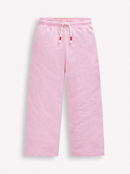 Mini Boden Kids' Bobbie Applique Joggers, Pink, Pink Marl Love