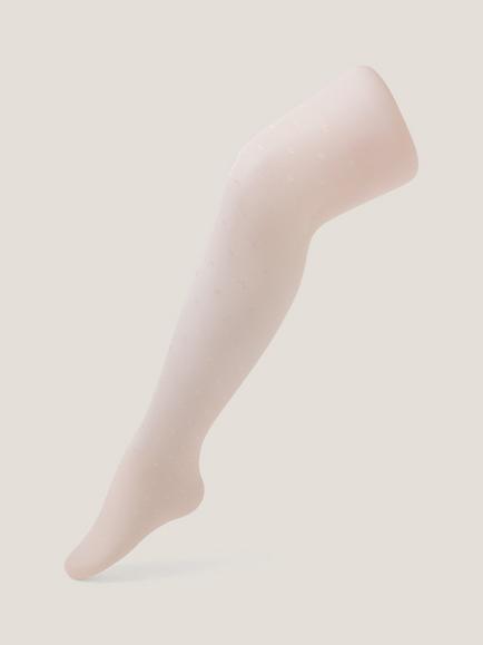 Monsoon Baby Spot Tights, Pink, Pink