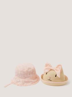 Monsoon Baby Hat, Set of 2, Multi, Multi