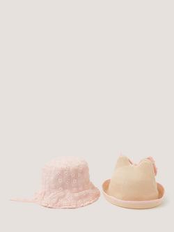 Monsoon Baby Hat, Set of 2, Multi - view 2, Multi