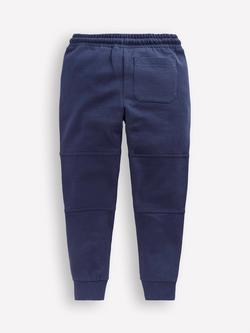 Mini Boden Kids' Warrior Knee Joggers, Blue - view 2, Blue