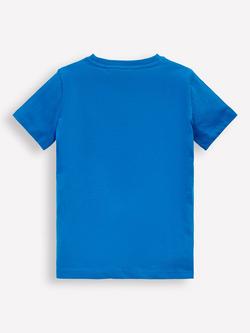 Mini Boden Kids' Glow in the Dark Sea Monsters T-Shirt, Blue/Multi - view 2, Blue/Multi