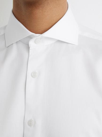 Reiss Storm Cotton Regular Fit Shirt, White - view 2, White