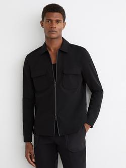 Reiss Ascend Regular Fit Shirt, Black