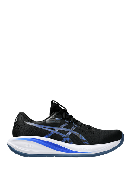 ASICS Men's GEL-CUMULUS™ 28 Running Shoes, Black/Neon Blue, Black/Neon Blue