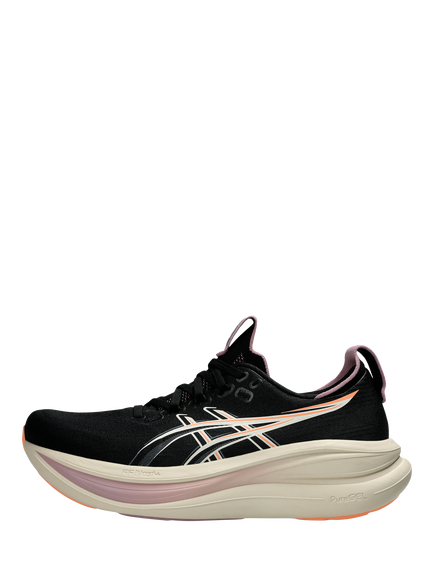 ASICS Women's GEL-NIMBUS™ 28 Running Shoes, Black/Purple - view 2, Black/Taro Purple