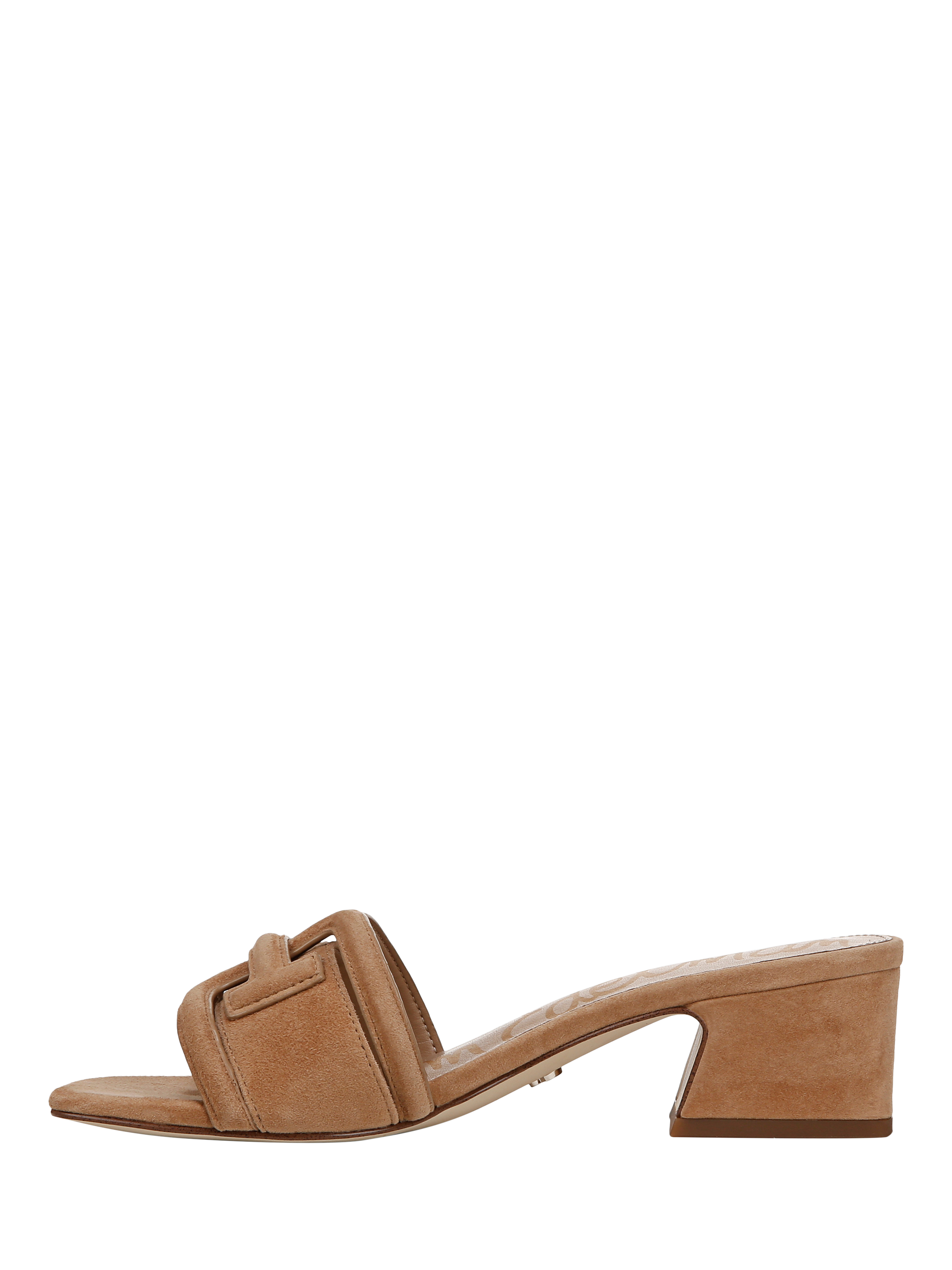 Product image 2 of 6, which shows Sam Edelman Waylon Leather Heeled Sandals, Cyprus Tan, 3