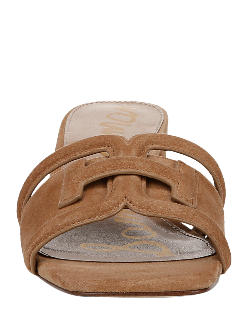 Product image 3 of 6, which shows Sam Edelman Waylon Leather Heeled Sandals, Cyprus Tan, 3