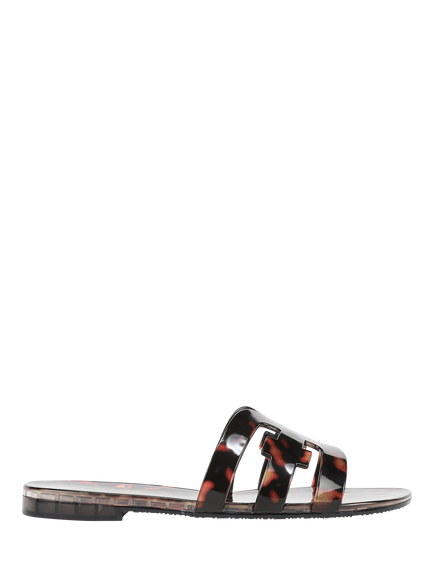 Sam Edelman Bay Jelly Slider Sandals, Tortoise, Tortoise