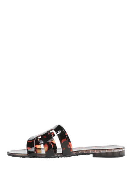 Sam Edelman Bay Jelly Slider Sandals, Tortoise - view 2, Tortoise