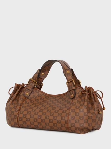 Gerard Darel 24H Logo Shoulder Bag, Camel - view 2, Camel