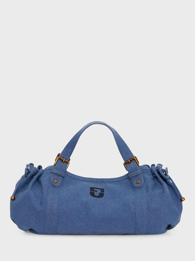 Product image 1 of 3, which shows Gerard Darel 24H Denim Shoulder Bag, Blue Ocean, One Size
