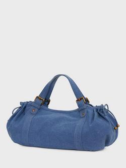 Gerard Darel 24H Denim Shoulder Bag - view 2, Blue Ocean