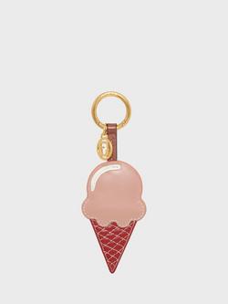 Gerard Darel Gelato Pure Leather Keyring, Pink, Pink