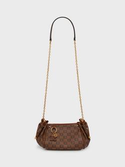 Gerard Darel Le Mini 24 Logo Crossbody Bag, Camel, Camel