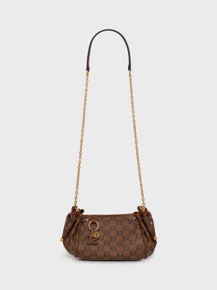 Gerard Darel Le Mini 24 Logo Crossbody Bag, Camel, Camel
