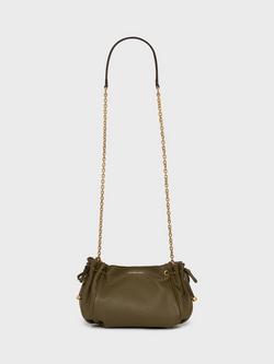 Gerard Darel Le Mini 24 Leather Bag, Khaki, Khaki