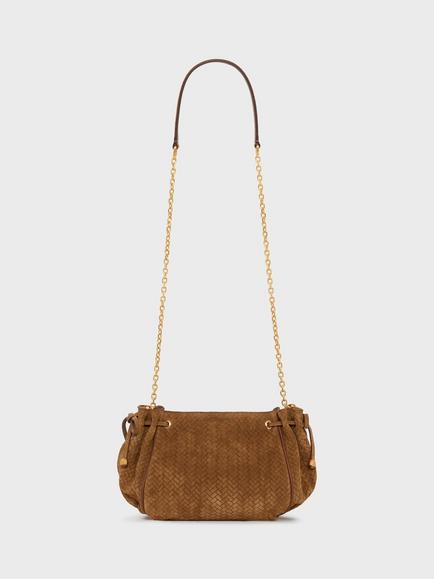 Gerard Darel Le Mini 24 Textured Pure Leather Bag, Amber, Amber