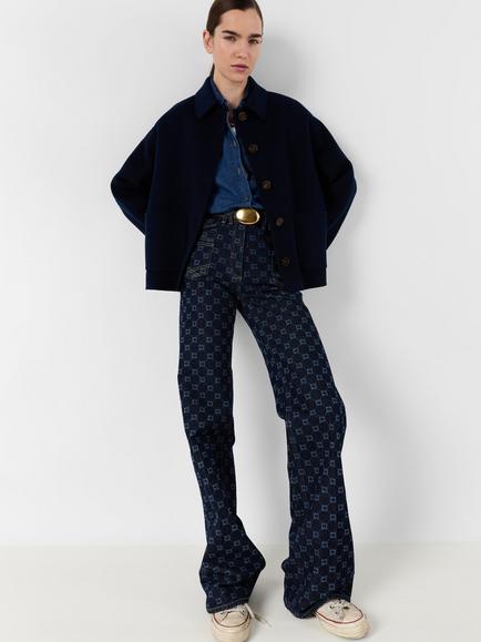 Gerard Darel Perrinea Pure Wool Jacket, Ink, Ink