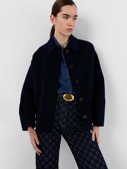 Gerard Darel Perrinea Pure Wool Jacket, Ink - view 2, Ink