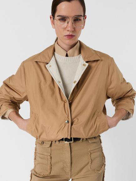 Gerard Darel Pheona Reversible Quilted Jacket, Natural - view 2, Natural