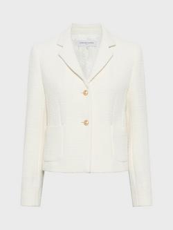 Gerard Darel Tahiti Boucle Jacket, Ecru, Ecru